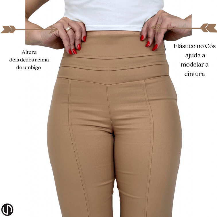 Calça Flare Cintura alta