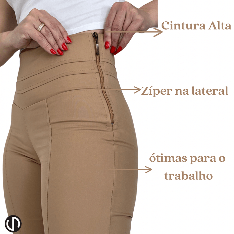 Calça Flare Cintura alta