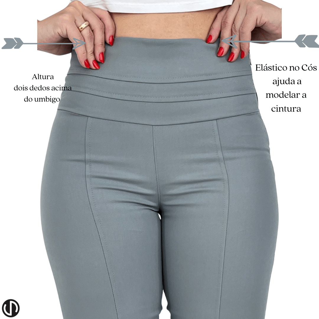 Calça Flare Cintura alta