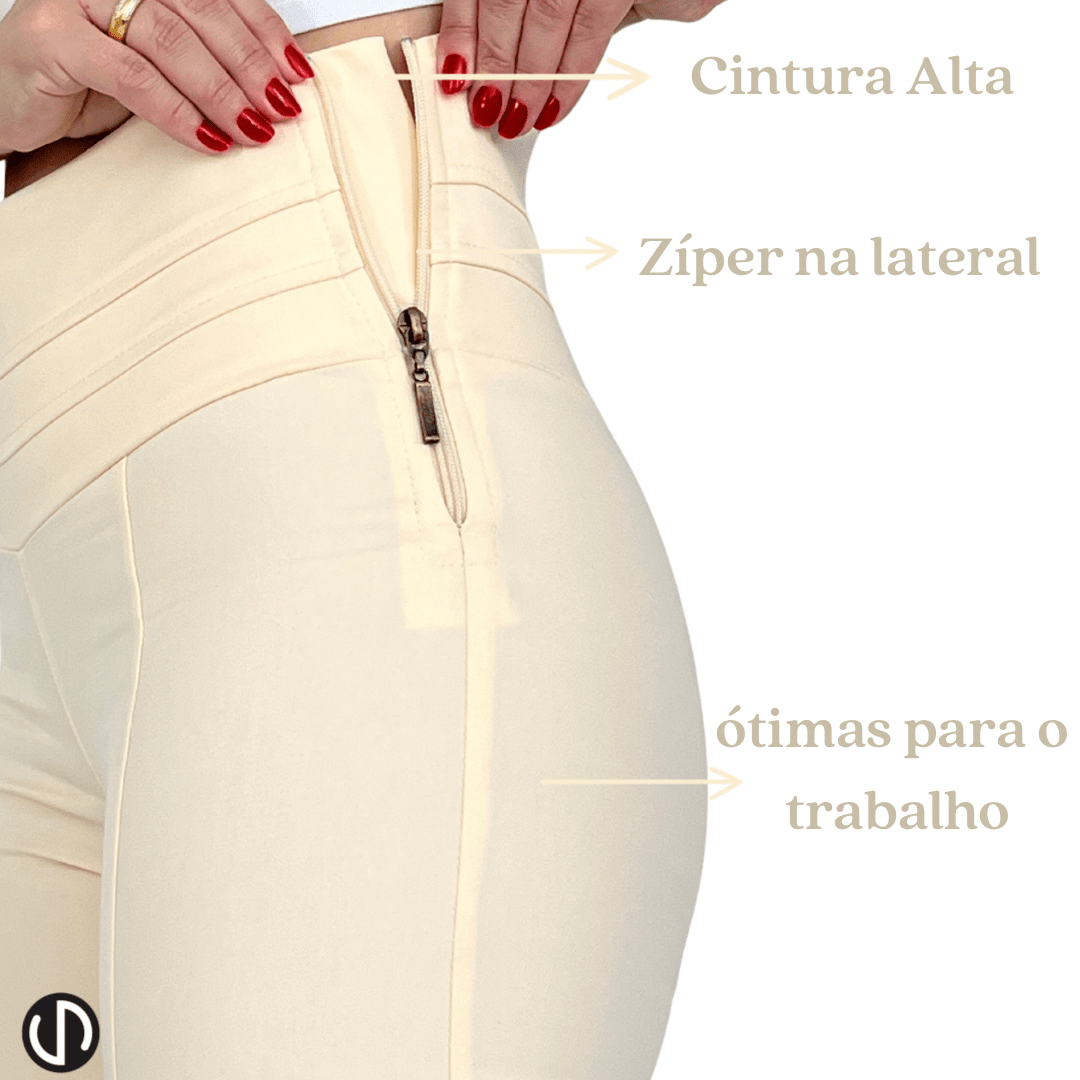 Calça Flare Cintura Alta