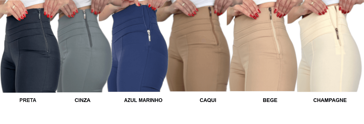 Calça Flare Cintura Alta