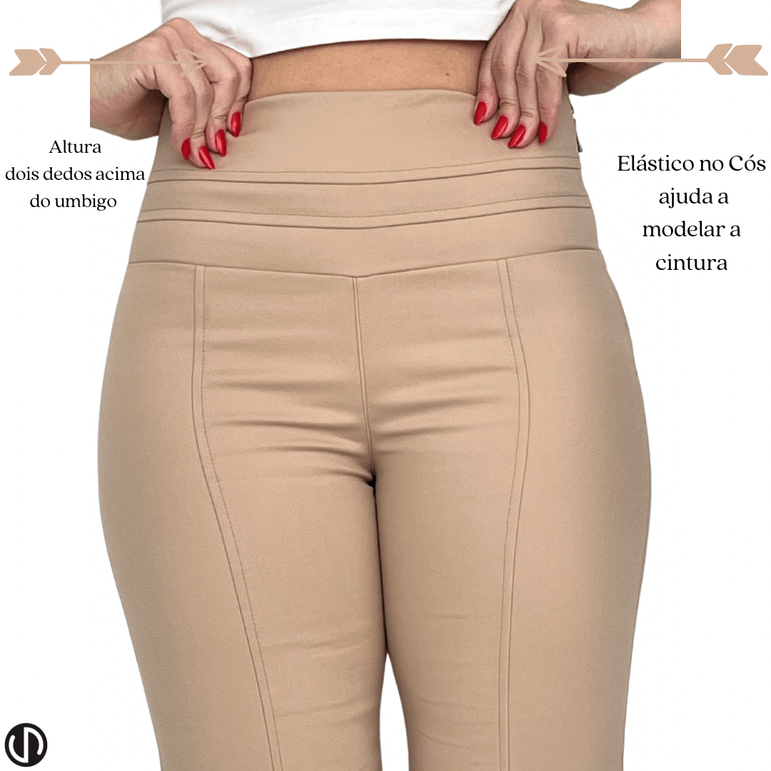 Calça Flare Cintura Alta