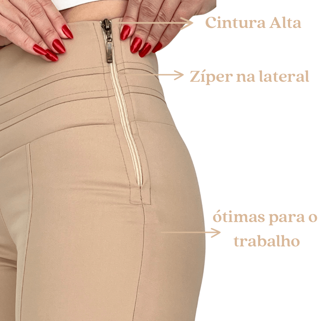 Calça Flare Cintura Alta