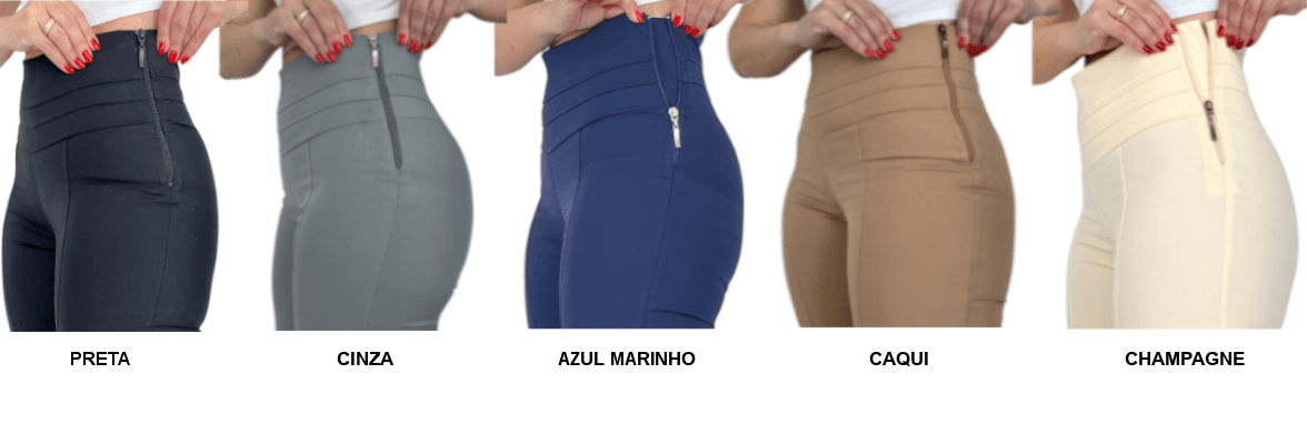 Calça Flare Cintura Alta