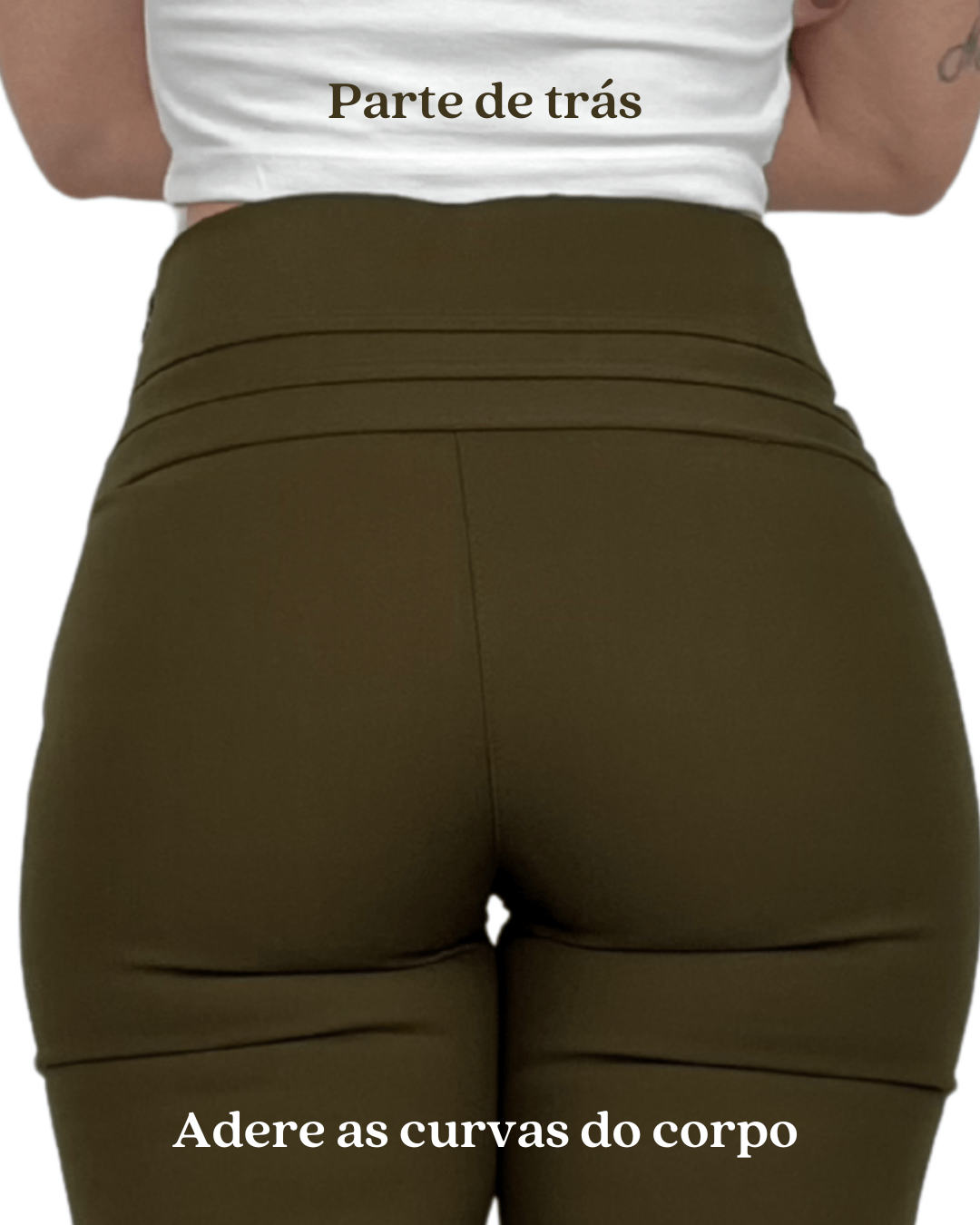 Calça Flare Cintura Alta