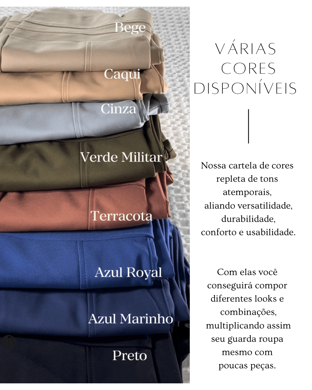 Calça Flare Cintura alta