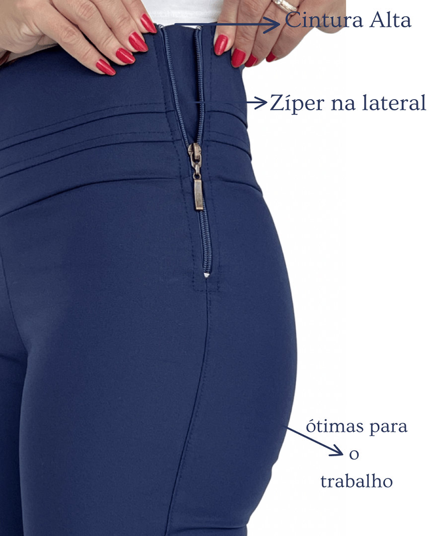 Calça Skinny Cintura Alta