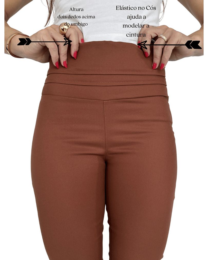 Calça Skinny Cintura Alta