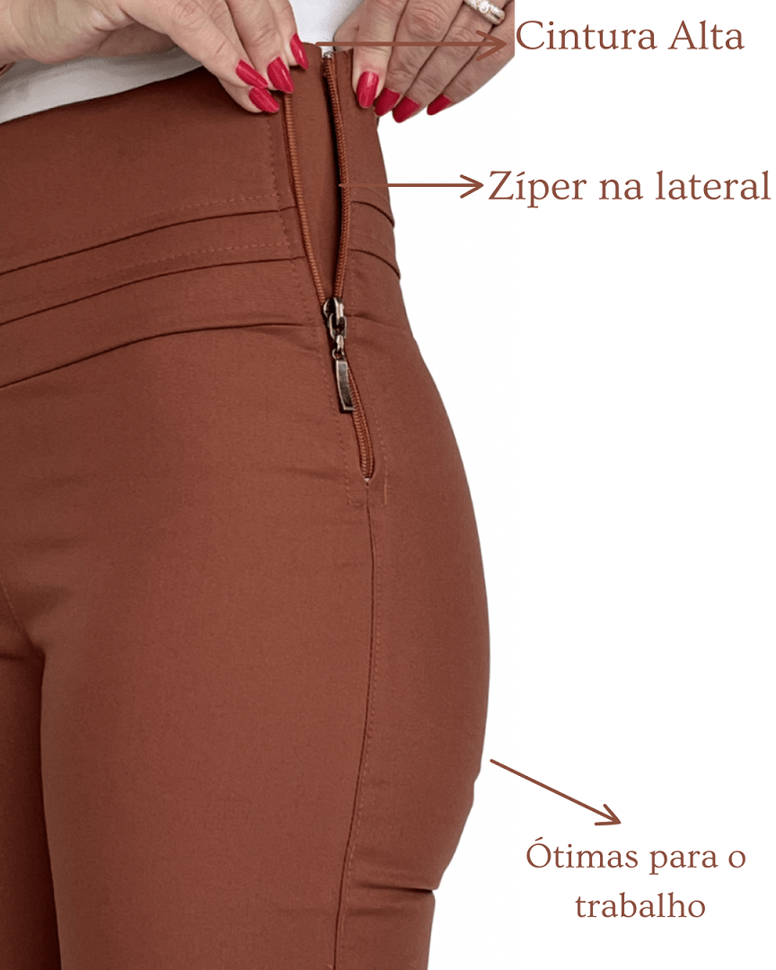 Calça Skinny Cintura Alta