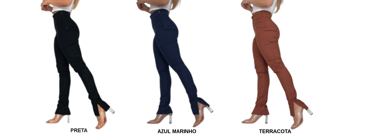 Calça Skinny Cintura Alta