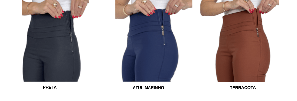 Calça Skinny Cintura Alta