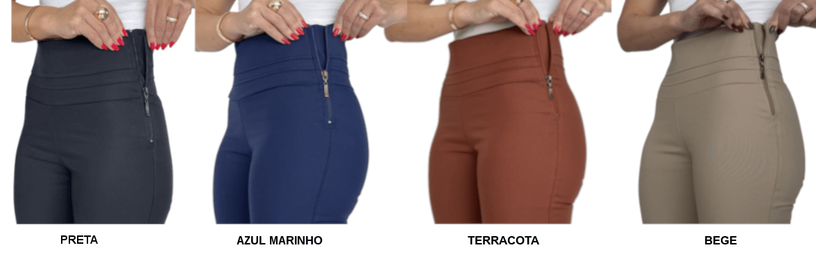 Calça Skinny Cintura Alta