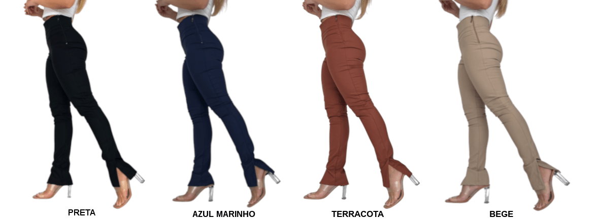 Calça Skinny Cintura Alta