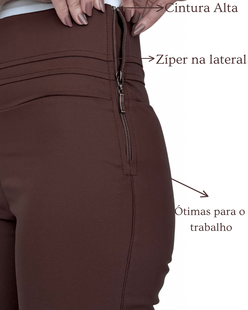 Calça Skinny Cintura Alta