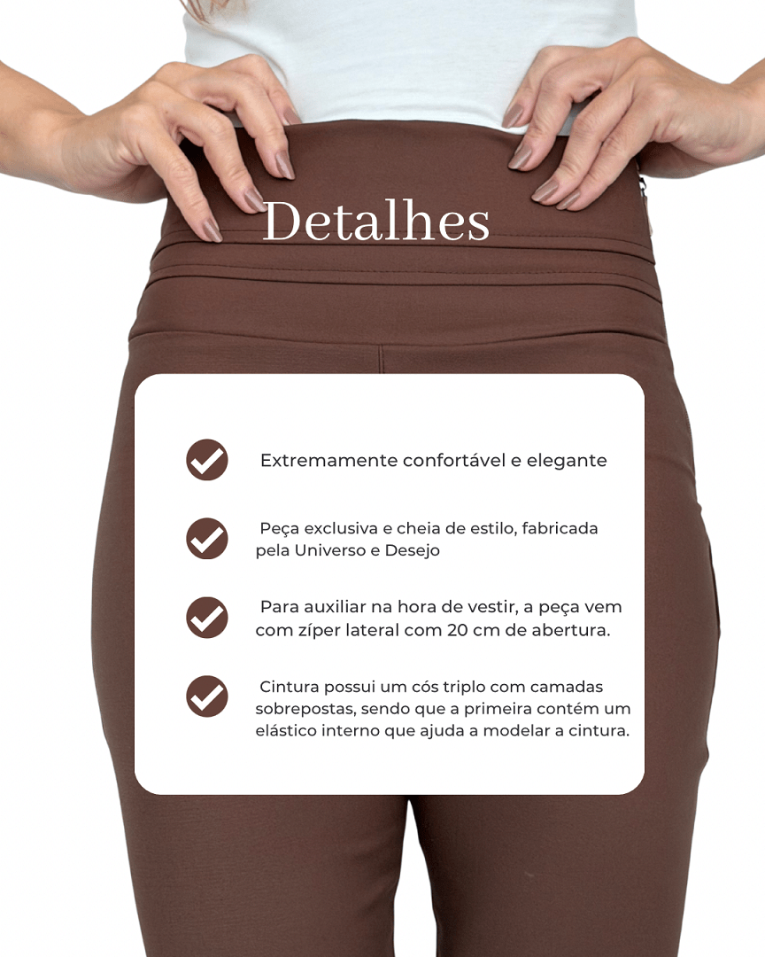 Calça Skinny Cintura Alta
