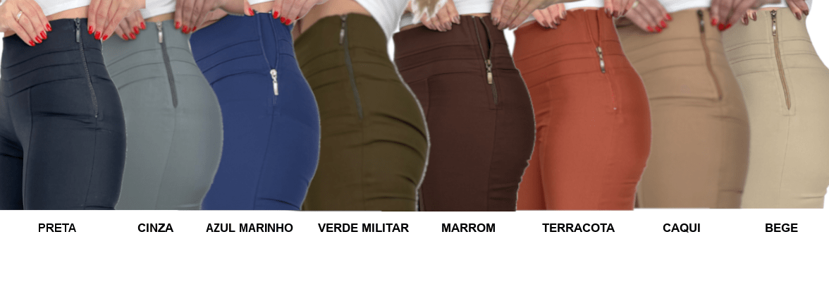 Calça Flare Cintura Alta