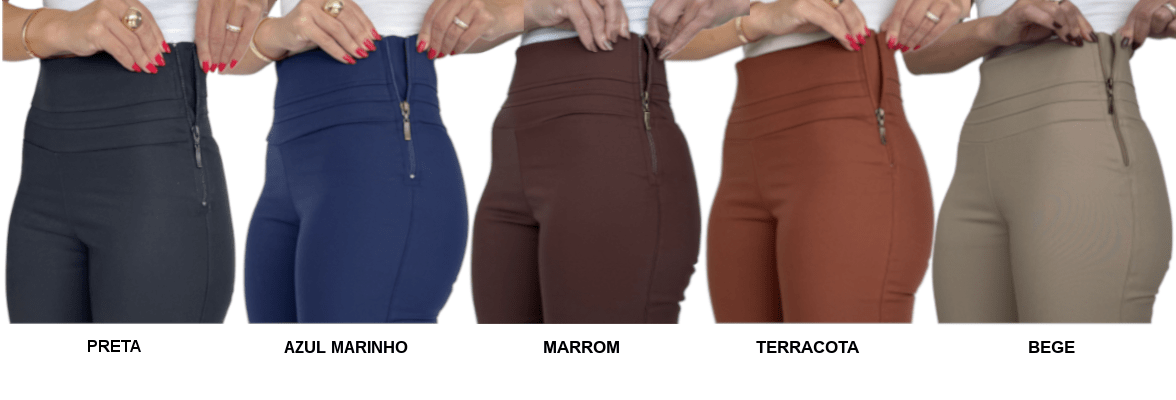 Calça Skinny Cintura Alta