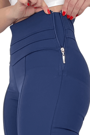 Calça Flare Cintura Alta AZUL MARINHO