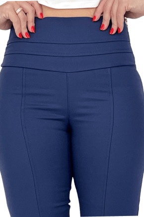 Calça Flare Cintura Alta AZUL MARINHO