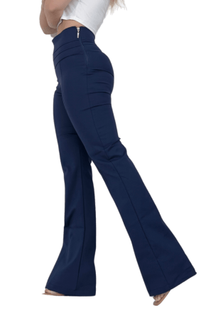 Calça Flare Cintura Alta AZUL MARINHO