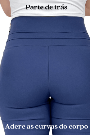 Calça Flare Cintura Alta AZUL MARINHO