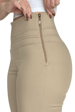 Calça Flare Cintura Alta BEGE