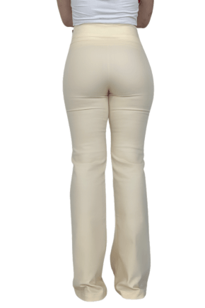 Calça Flare Cintura Alta CHAMPANHE