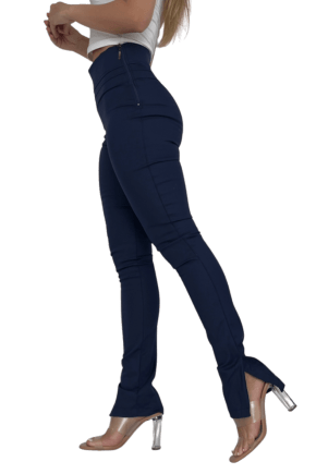 Calça Skinny Cintura Alta AZUL MARINHO