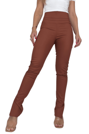 Calça Skinny Cintura Alta TERRACOTA