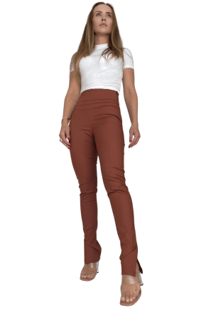 Calça Skinny Cintura Alta TERRACOTA