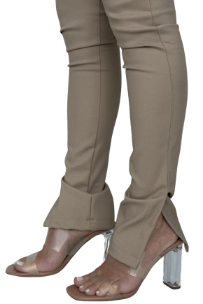 Calça Skinny Cintura Alta BEGE