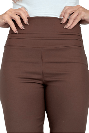 Calça Skinny Cintura Alta MARROM