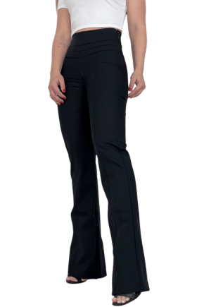 KIT COM 1 CALÇA FLARE CINTURA ALTA + 1 CALÇA SKINNY CINTURA ALTA